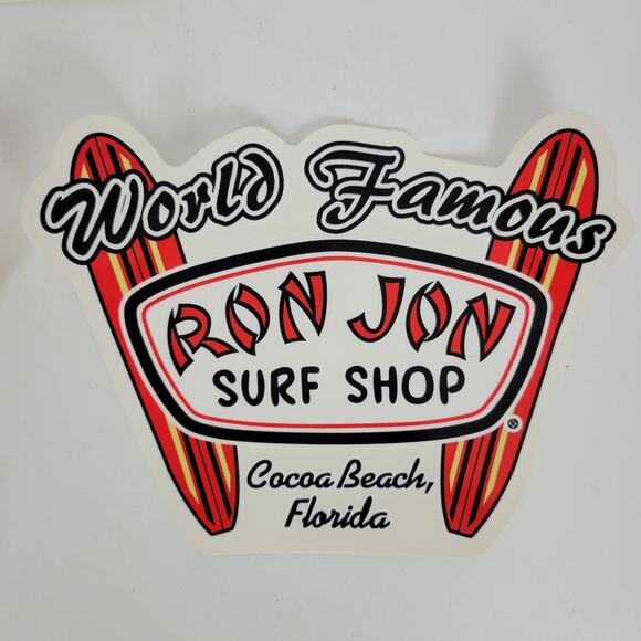 3pcs Ron‎ Jon Surf Shop Decal Stickers "OOAK & World Famous" Cocoa Beach Florida - Picture 7 of 9